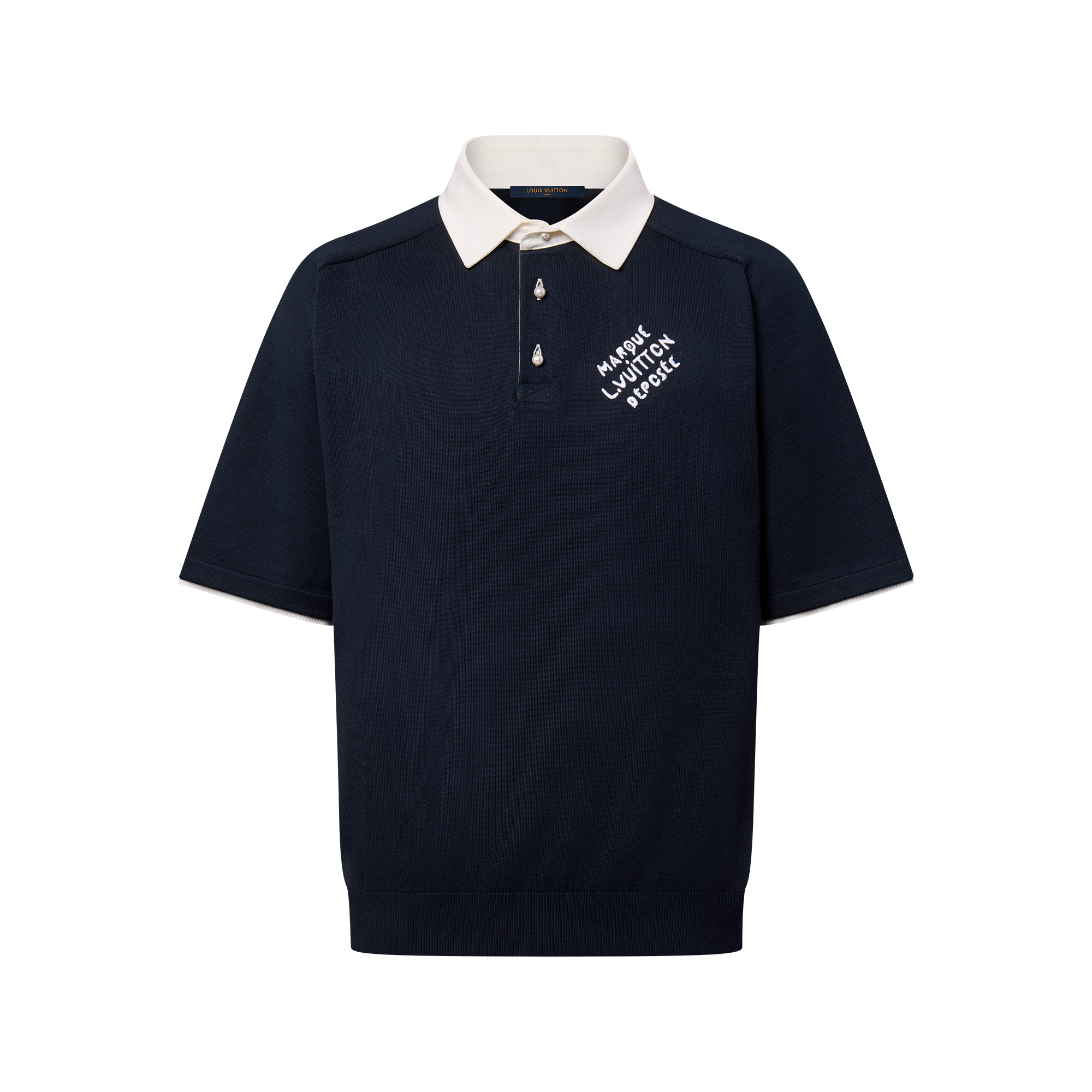 Embroidered Short-Sleeved Cotton Blend Polo Shirt - Men - Ready-to